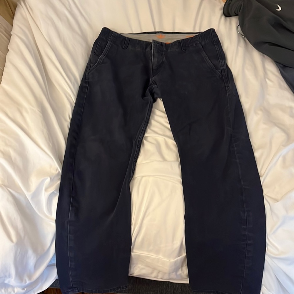 Navy Blue Dockers chinos. Excellent condition worn maybe 5 times. Dry clean only